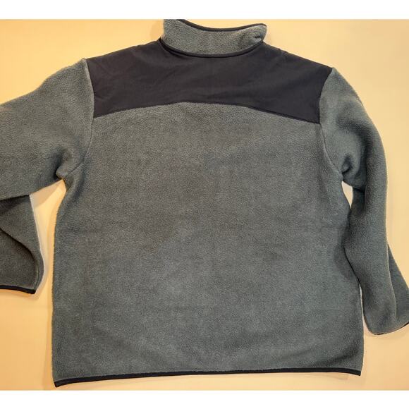 NWT Allbirds Men's Fluff Fleece Snap Pullover – Charcoal Gray & Black – Size XXL - Picture 8 of 9